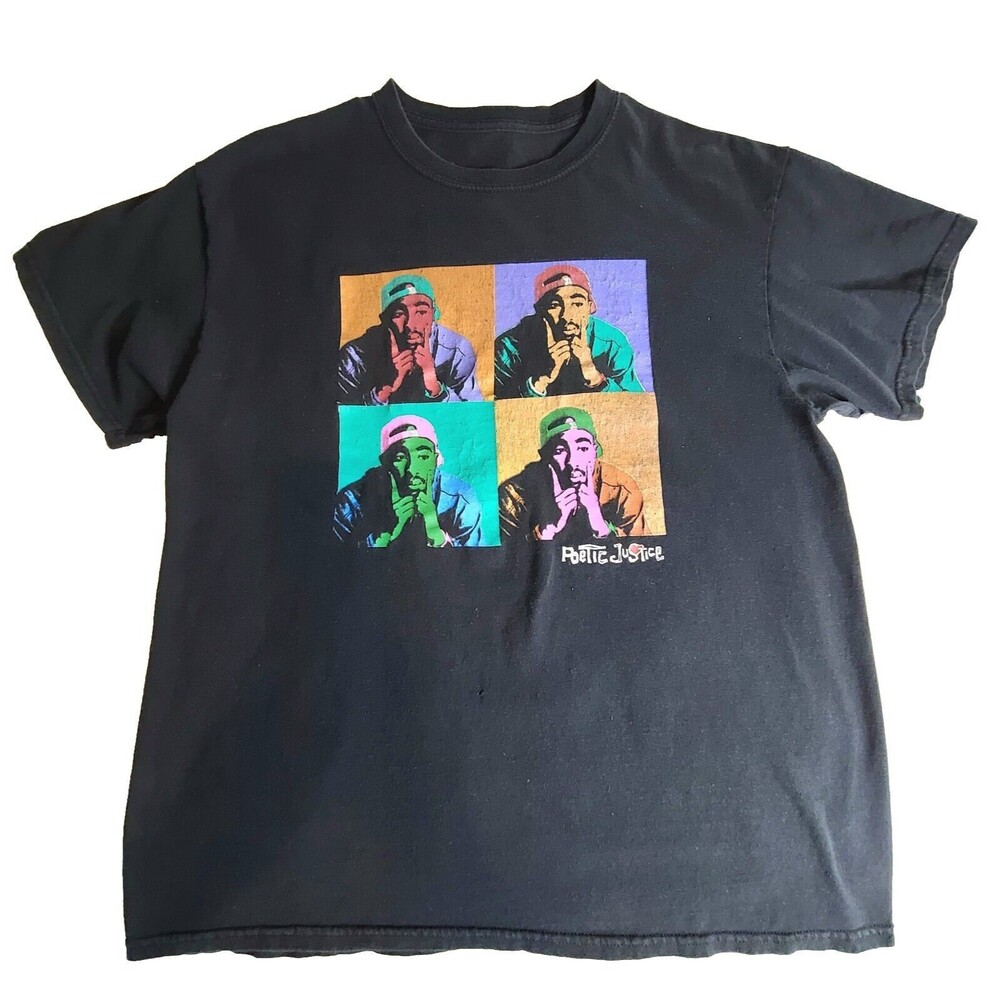 Tupac Poetic Justice T Shirt 2pac Size Large